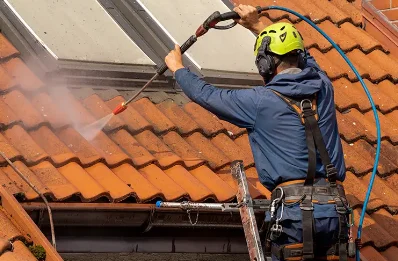 Démoussage et hydrofuge de toiture à Wissant